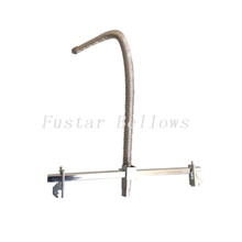 Commercial building fm certification metal fire spinkler hose with bracket 